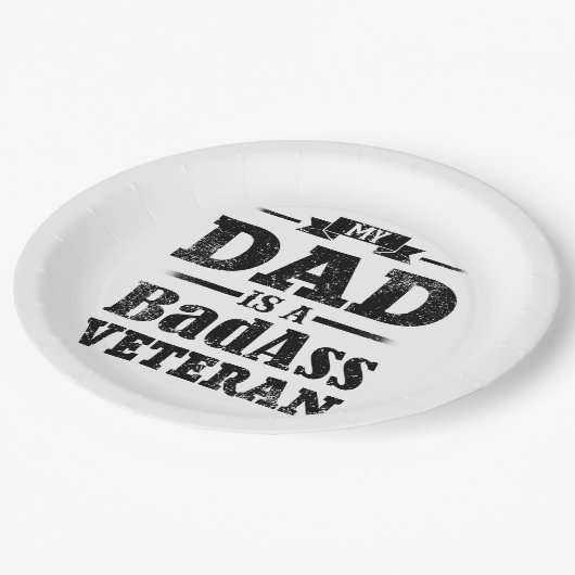 Assiettes En Carton Ancien combattant (Angle)