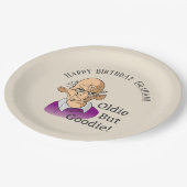 Assiettes En Carton Ancien mais Goodie au-dessus de l'anniversaire de (Angle)