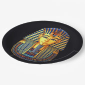 Assiettes En Carton Ancien pharaon égyptien Toutankhamon (Angle)