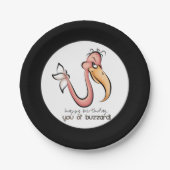 Assiettes En Carton Ancienne Buzzard Plaques papier (Devant)