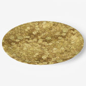 Assiettes En Carton Ancienne collection de pièces d'or (Angle)