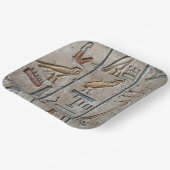 Assiettes En Carton Ancienne Egypte Hiéroglyphique gravé cadeau unique (Angulaire)