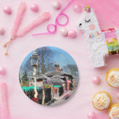 ASSIETTES EN CARTON ANCIENNE GARE (Fête)