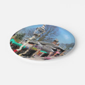 ASSIETTES EN CARTON ANCIENNE GARE (Angle)