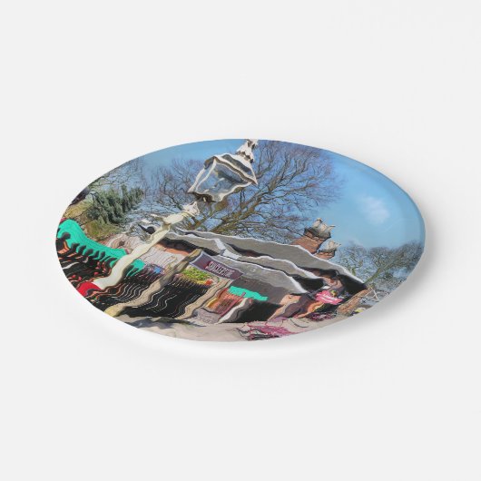 ASSIETTES EN CARTON ANCIENNE GARE (Angle)