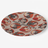 Assiettes En Carton Ancienne mode Halloween Faux Plaques de croix (Angle)