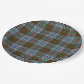 Assiettes En Carton Anderson Tartan (Angle)