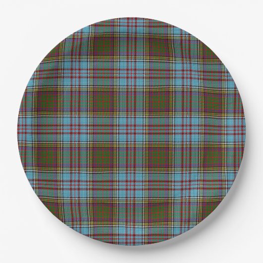 Assiettes En Carton Anderson Tartan (Devant)