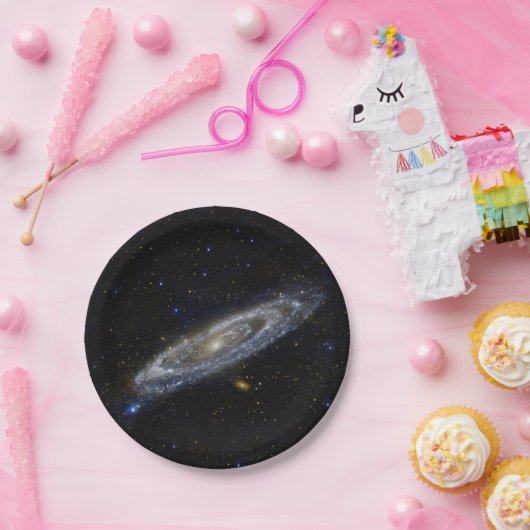 Assiettes En Carton Andromeda Galaxy Starry Sky (Fête)