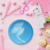 Assiettes En Carton Angel nuage apparaît (Fête)