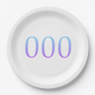 Assiettes En Carton Angel Numéro 000 - Unicité