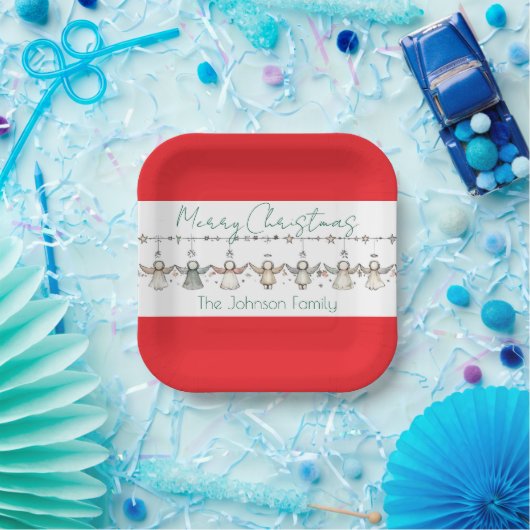 Assiettes En Carton Angels in Celebration (Fête)