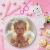Assiettes En Carton Anges bébés (Fête)