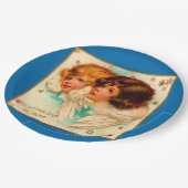 Assiettes En Carton Anges victoriens Noël Joys Be Thine (Angle)