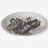 Assiettes En Carton Anglais Setter, chasse à la bécasse (Angle)