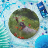 Assiettes En Carton Anglais Setter, Chasse de faisan (Fête)