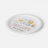 Assiettes En Carton Animal Circus | Carnaval d'aquarelle (Angle)