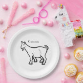 Assiettes En Carton Animal de chèvre Thunder_Cove (Fête)