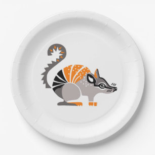 Assiettes En Carton Animal en voie de disparition - NUMBAT - Faune - P