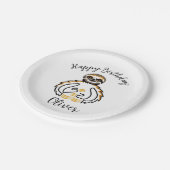 Assiettes En Carton Animal - Graphic SLOTH - Animaux sauvages - Partie (Angle)