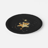 Assiettes En Carton Animaux De Chat Dans L'Espace (Angle)