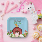 Assiettes En Carton Animaux de ferme Barnyard Anniversaire (Fête)