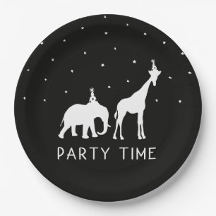 Assiettes En Carton Animaux de fête