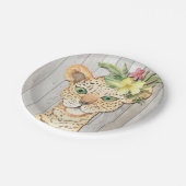 ASSIETTES EN CARTON ANIMAUX DE FÊTE (Angle)