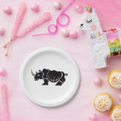 Assiettes En Carton Animaux de fête - RHINOCEROS Conservation - (Fête)