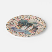 Assiettes En Carton Animaux de forêt - Tribal Wild One personnalisable (Angle)