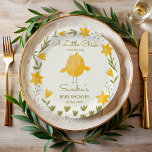 Assiettes En Carton Animaux de la ferme de poulet baby shower lunatiqu<br><div class="desc">Poulet animaux de ferme qui imsical baby shower monogrammed plaques de papier modèle, un mignon fleurs de ressort de poulet sexe neutre baby shower plaques personnalisées. Poulet vert Jaune baby shower imprimé assiettes de fête, baby shower ressort décoration de table personnalisée, plaques de papier de baby shower de poulet, baby...</div>