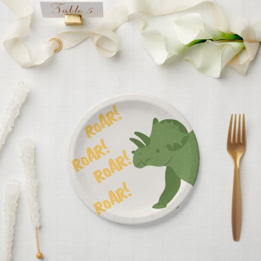 Assiettes En Carton Animaux de la fête des rues Anniversaire (Mariage)