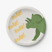 Assiettes En Carton Animaux de la fête des rues Anniversaire (Devant)