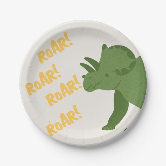 Assiettes En Carton Animaux de la fête des rues Anniversaire (Devant)