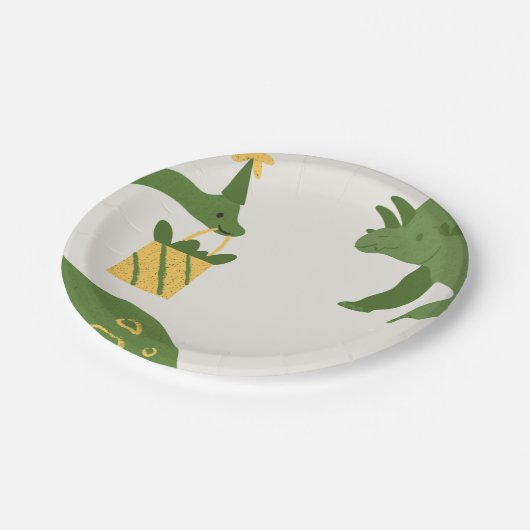 Assiettes En Carton Animaux de la fête des rues Anniversaire (Angle)