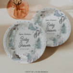 Assiettes En Carton Animaux de l'Arctique Plaques de papier Baby showe<br><div class="desc">Plaques en papier Baby shower pour animaux de l'Arctique ! Modifiez avec les détails de votre douche. Planifier un baby shower peut être une expérience agréable, et en choisissant le thème Animaux arctiques de Creative Union Designs peut simplifier le processus de planification de la fête tout en ajoutant une touche...</div>