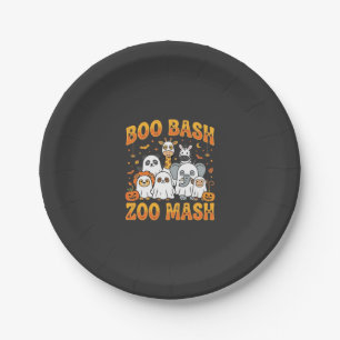 Assiettes En Carton Animaux du zoo Halloween Boo Bash Zoo Mash_1