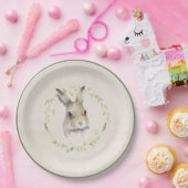 Assiettes En Carton Animaux forestiers Lapin Lapin Lapin Baby shower v (Fête)