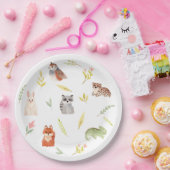 Assiettes En Carton Animaux mignons Aquarelle Enfants (Fête)