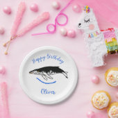 Assiettes En Carton Animaux sauvages - Baleine à bosse - Fête (Fête)