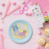 Assiettes En Carton Anime Donut délice avec Tom, Jerry et Tuffy (Fête)