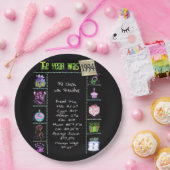 Assiettes En Carton Année 1994 Anniversaire Trivia Faits Papier Plaque (Fête)