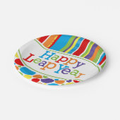 Assiettes En Carton Année bissextile heureuse 7" plat de dessert (Angle)