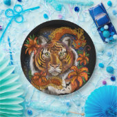 Assiettes En Carton Année chinoise du tigre (Fête)