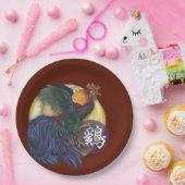 Assiettes En Carton Année du coq~ (Fête)