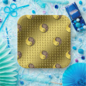 Assiettes En Carton Année du dragon de la Terre (Fête)