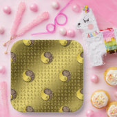 Assiettes En Carton Année du dragon de la Terre (Fête)