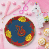 Assiettes En Carton Année Du Serpent (Fête)