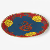 Assiettes En Carton Année Du Serpent (Angle)