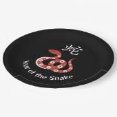 Assiettes En Carton Année du serpent (Angle)